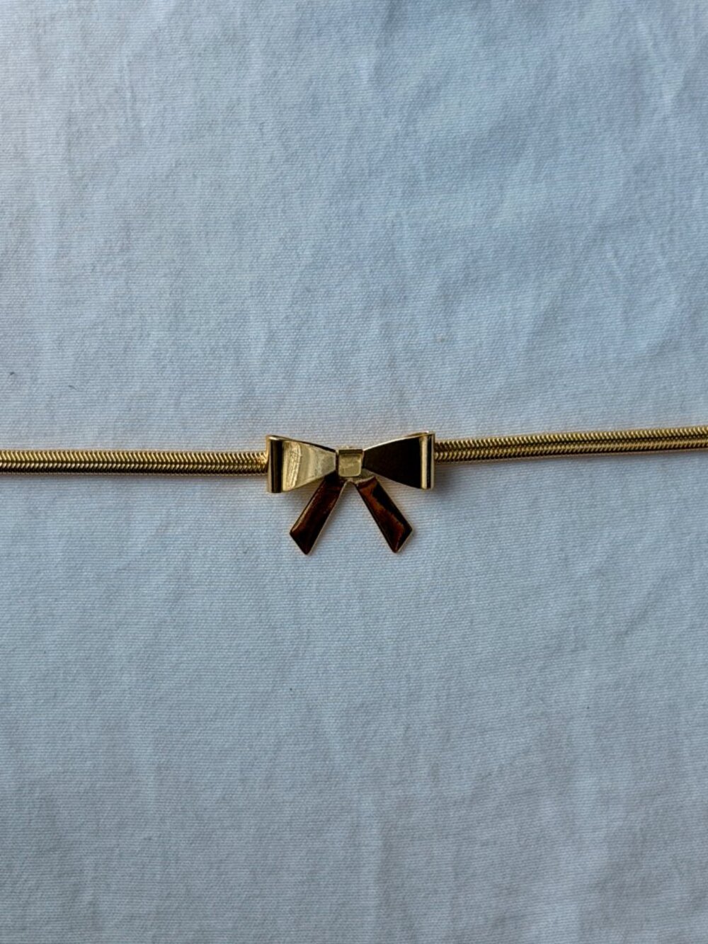 Snake Bow 18k Gold Plated Bracelet